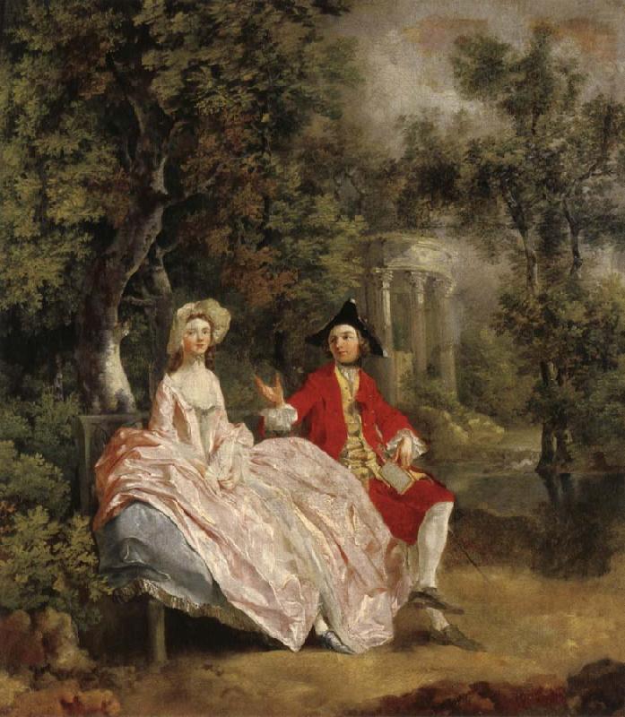 Thomas Gainsborough Conversation in the Park china oil painting image